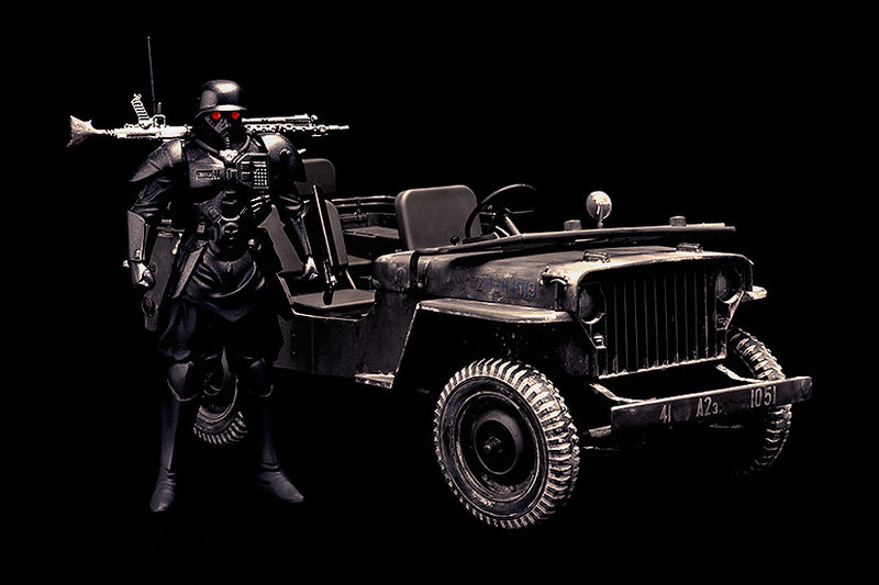 The Red Spectacles Max Factory PLAMAX MF-35: minimum factory PROTECT GEAR with Special Investigations Unit Patrol Vehicle