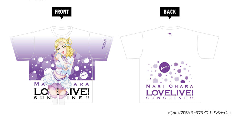 Love Live! Sunshine!! KADOKAWA Full Graphic T-shirt OHARA MARI