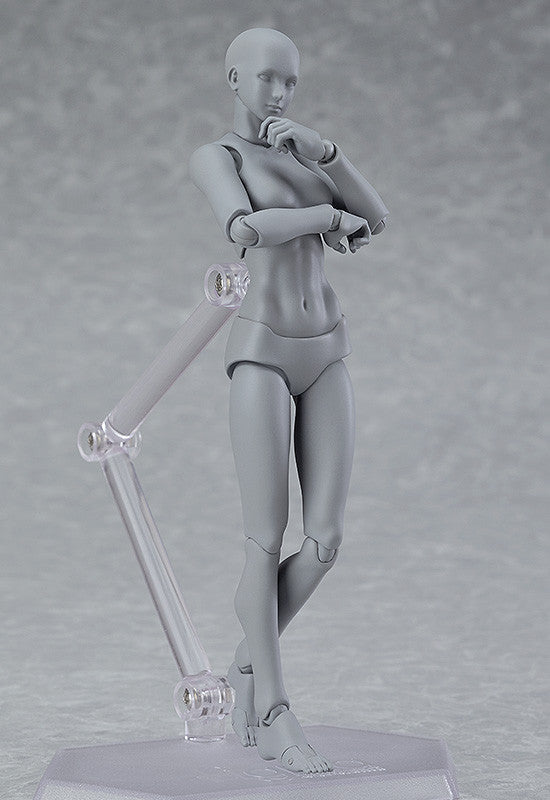03♀ figma archetype Max Factory next: she - gray color ver. (re-run)