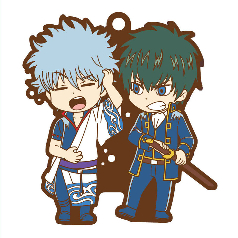 GINTAMA MEGAHOUSE RUBBER MASCOT BUDYCOLLE GINTAMA HE & I (Set of 6 Characters)