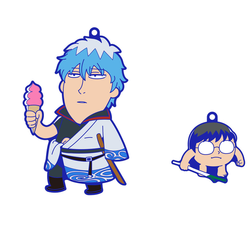 GINTAMA MEGAHOUSE OKAWABUKUBU OSYANTY♡RUBBER MASCOT (Box of 8 Blind Boxes)