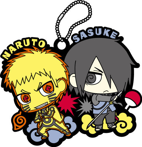 RUBBER MASCOT NARUTO SASUKE SPECIAL! (Set of 6 Characters)