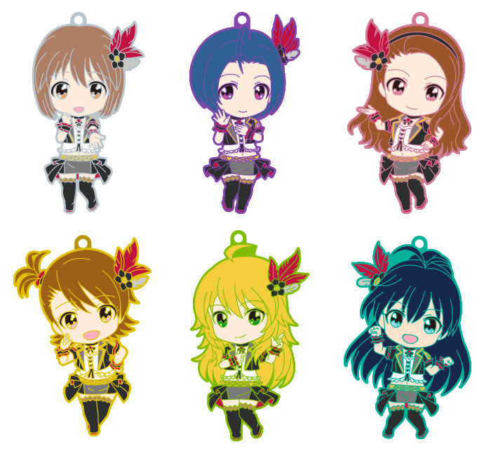 THE IDOLM@STER GOOD SMILE COMPANY Nendoroid Plus Collectible Rubber Straps: 765PRO ALLSTARS Revolution Night B (Set of 7 Characters)