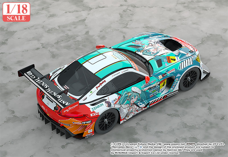 Hatsune Miku GT Project GOODSMILE RACING 1/18 Good Smile Hatsune Miku AMG 2023 Season Opening Ver.