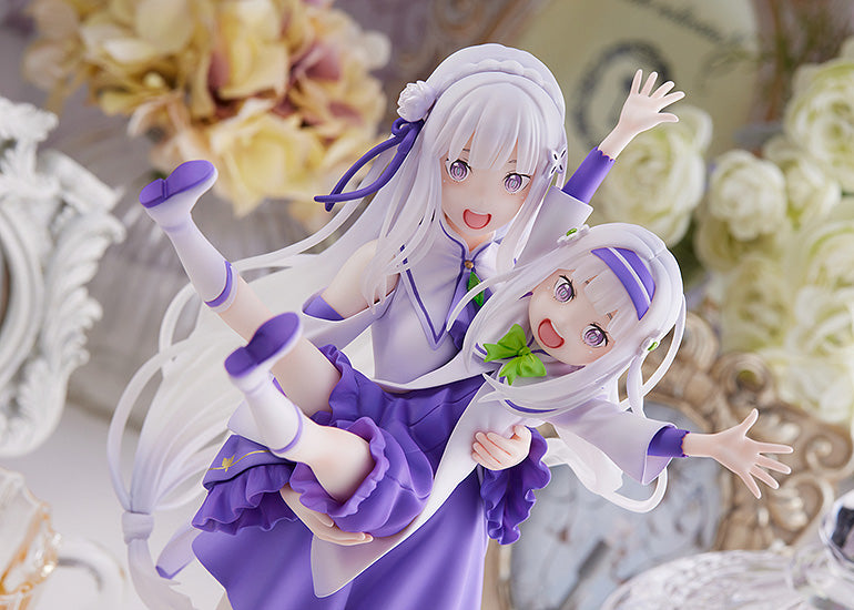 Re:ZERO -Starting Life in Another World- SEGA Figure Emilia & Childhood Emilia