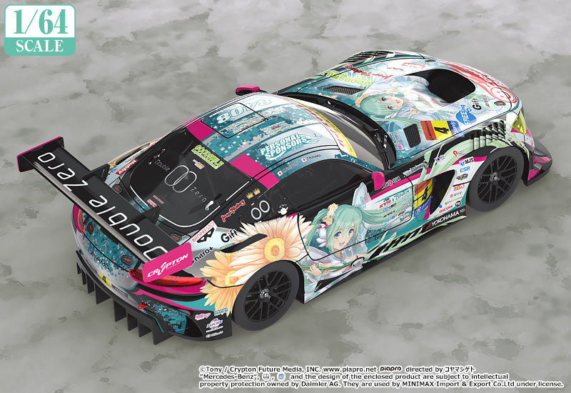 Hatsune Miku GT Project GOODSMILE RACING 1/64 Scale Good Smile Hatsune Miku AMG 2017 SUPER GT Ver.