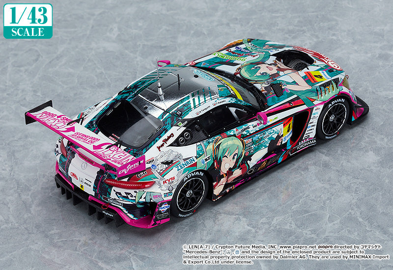 Hatsune Miku GT Project GOODSMILE RACING 1/43rd Scale Good Smile Hatsune Miku AMG 2020 SUPER GT Okayama Test Ver.