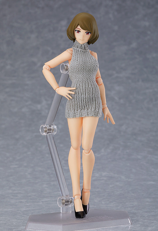 505 figma Styles figma Female Body (Chiaki) with Backless Sweater Outfit
