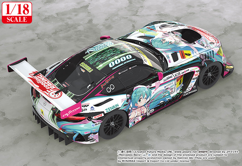 Hatsune Miku GT Project Good Smile Racing 1/18th Scale Good Smile Hatsune Miku AMG: 2019 Ver.