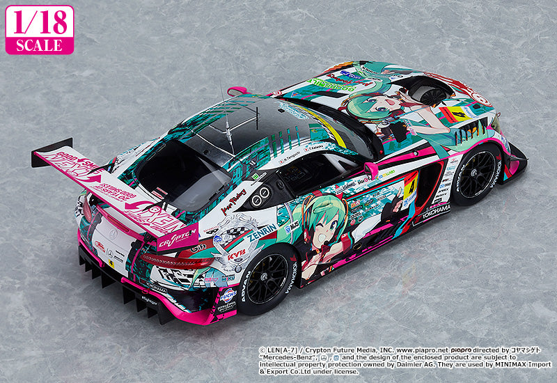 Hatsune Miku GT Project GOODSMILE RACING 1/18th Scale Good Smile Hatsune Miku AMG 2020 SUPER GT Okayama Test Ver.