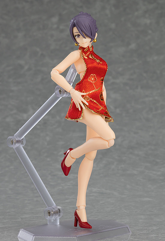 569 figma Styles figma Female Body (Mika) with Mini Skirt Chinese Dress Outfit