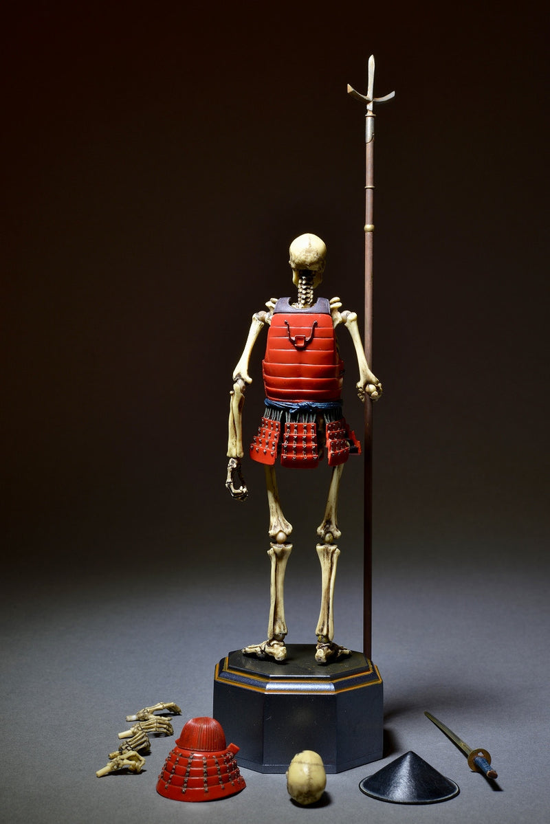 TAKEYASHIKI JIZAI OKIMONO KAIYODO KT-010 Samurai Skeleton / full color ver.