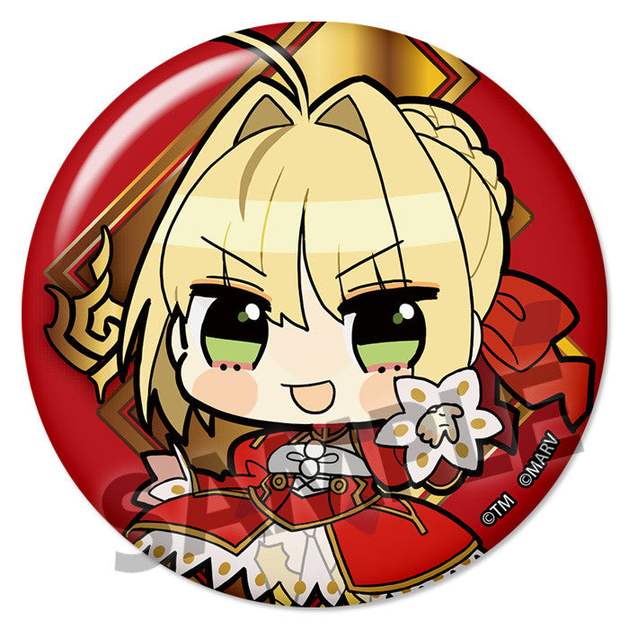 Fate/EXTELLA HOBBY STOCK Fate/EXTELLA Can Badge Collection vol.1 (Set of 9 Characters)