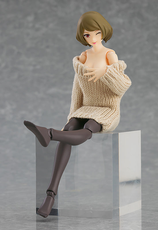 574 figma Styles figma Female Body (Chiaki) with Off-the-Shoulder Sweater Dress