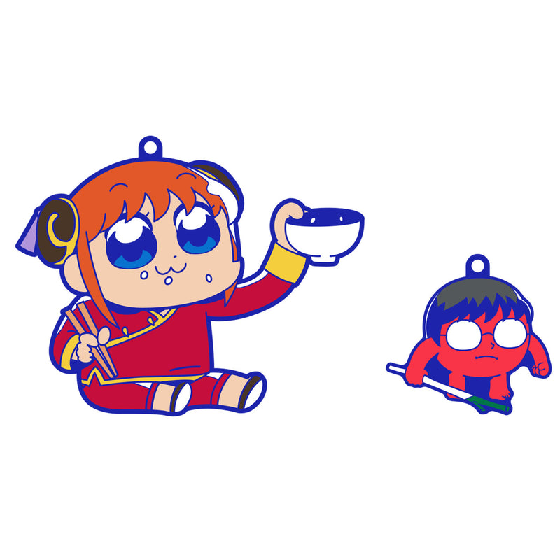 GINTAMA MEGAHOUSE OKAWABUKUBU OSYANTY♡RUBBER MASCOT (1 Random Blind Box)