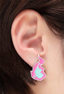 PROMARE ORANGE ROUGE Burnish Flare Clip-On Earrings