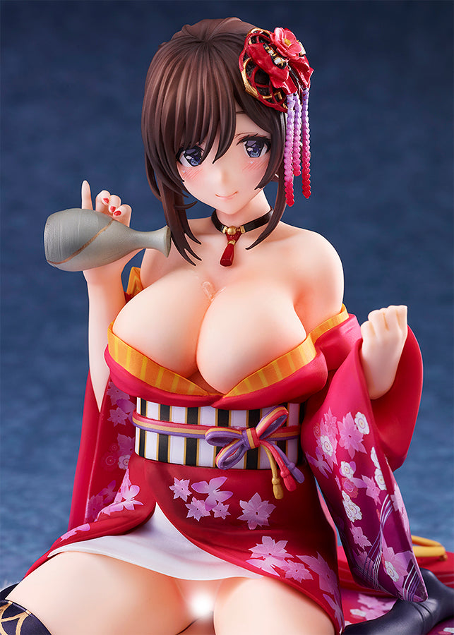Matarou Original Character Pink・Cat Peeled Back Kimono