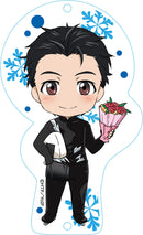 YURI!!! On ICE ORANGE ROUGE Nendoroid Plus Dress Up Acrylic Key Ring: YURI!!! On ICE (Yuri Katsuki)
