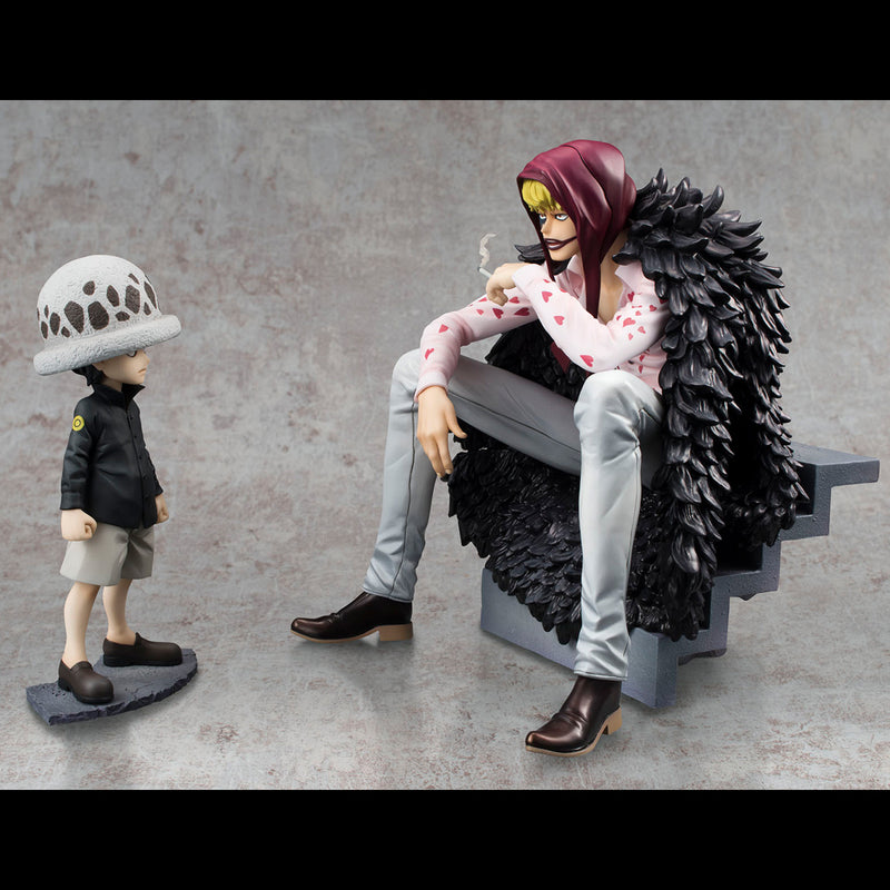 ONE PIECE P.O.P. MEGAHOUSE LIMITED EDITION Corazon & Law（Repeat）