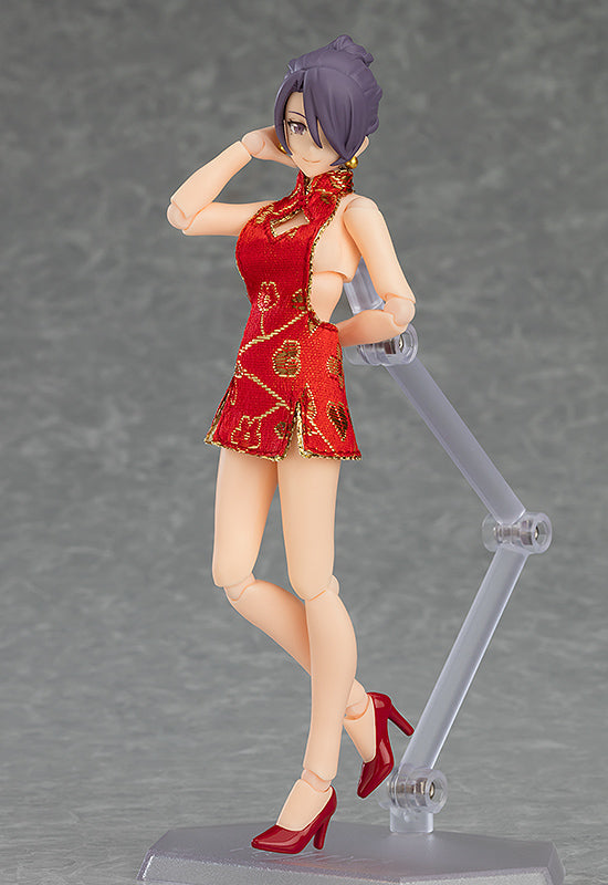 569 figma Styles figma Female Body (Mika) with Mini Skirt Chinese Dress Outfit