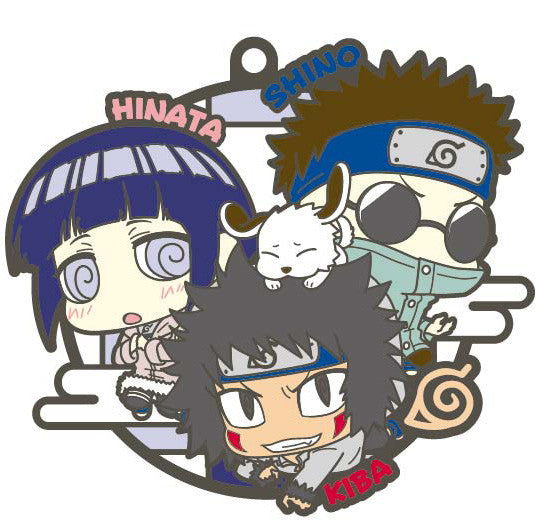 Naruto MEGHOUSE Rubber Mascot Badicore Three-man cell (Set of 6 Characters)