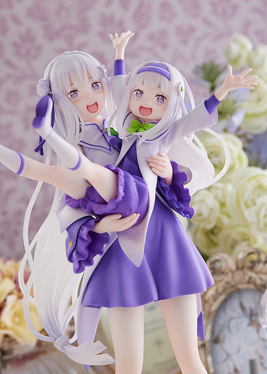 Re:ZERO -Starting Life in Another World- SEGA Figure Emilia & Childhood Emilia