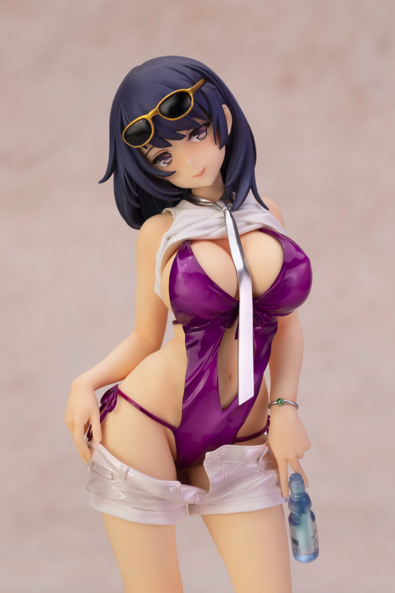 Original Skytube toshiue kanojo illustration by Kekemotsu Purple ver.