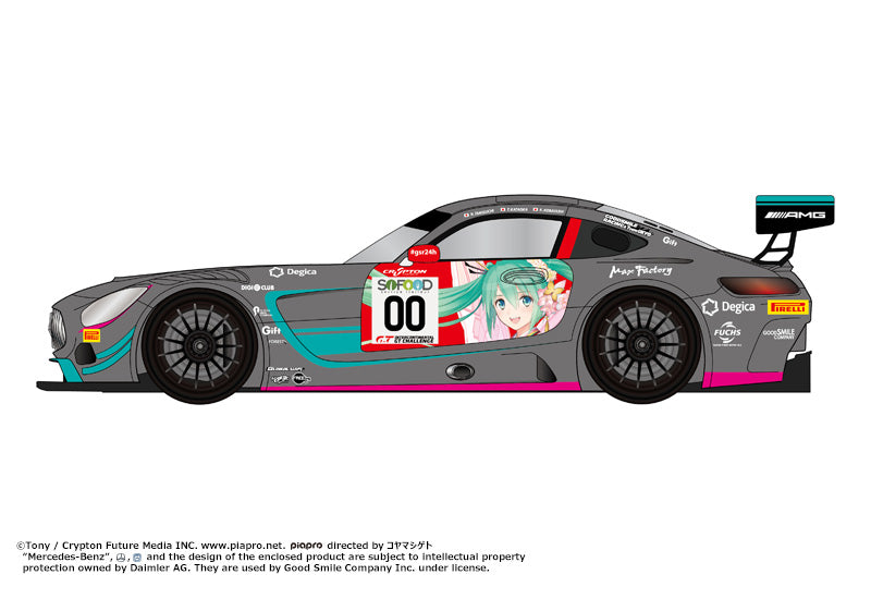 Hatsune Miku GT Project GOOD SMILE RACING Good Smile Hatsune Miku AMG 2017 SPA24H Finals Ver.