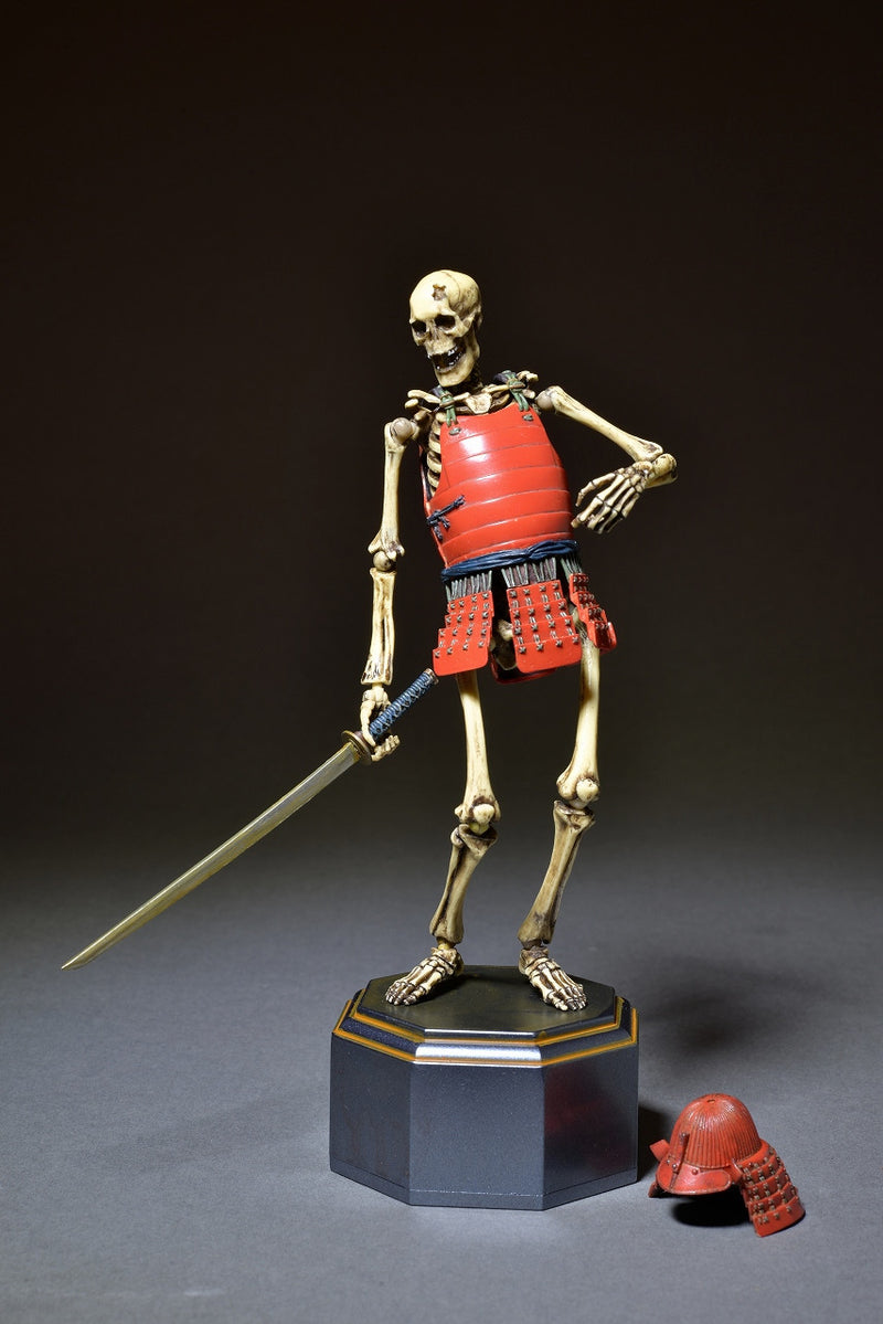 TAKEYASHIKI JIZAI OKIMONO KAIYODO KT-010 Samurai Skeleton / full color ver.