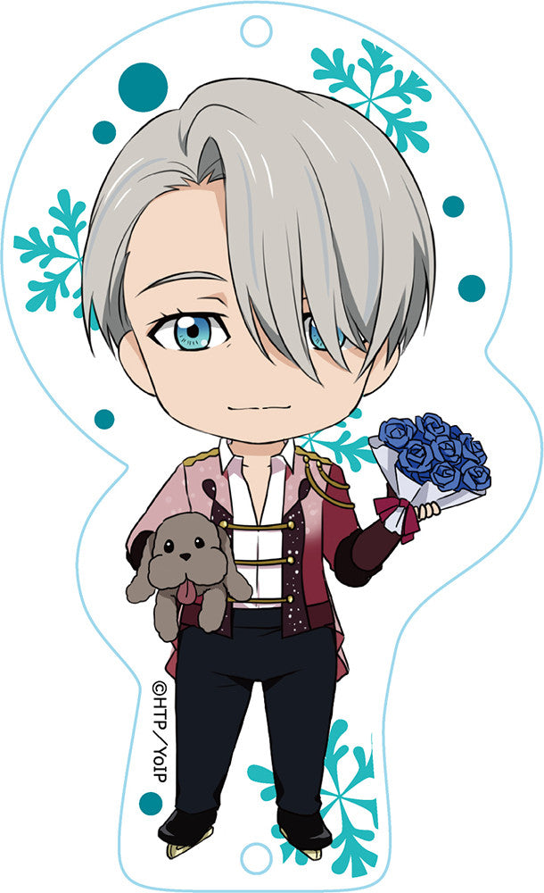 YURI!!! On ICE ORANGE ROUGE Nendoroid Plus Dress Up Acrylic Key Ring: YURI!!! On ICE (Viktor Nikiforov)