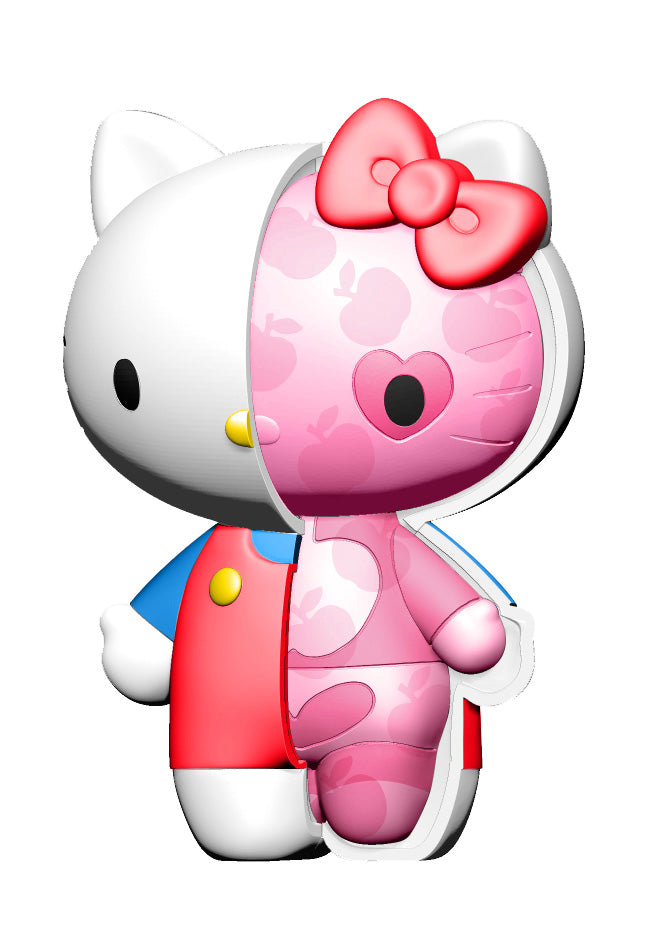 PUZZLE MASCOT KAITAI FANTASY  MEGAHOUSE Hello Kitty & My Melody Assortment  (1 blind)