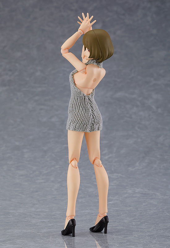505 figma Styles figma Female Body (Chiaki) with Backless Sweater Outfit