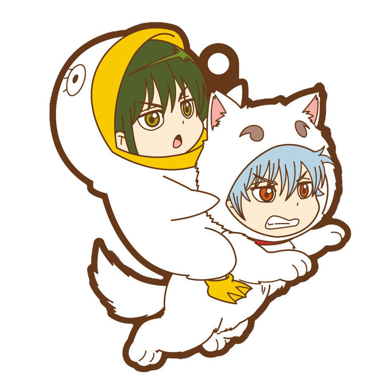 GINTAMA MEGAHOUSE RUBBER MASCOT BUDYCOLLE GINTAMA HE & I (Set of 6 Characters)
