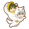 GINTAMA MEGAHOUSE RUBBER MASCOT BUDYCOLLE GINTAMA HE & I (Set of 6 Characters)