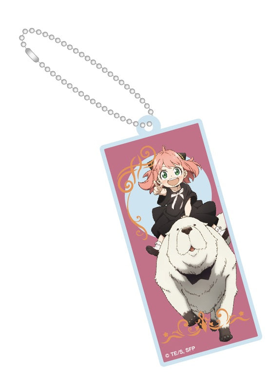 SPY x FAMILY Shouwa Note Kirakira Acrylic Key Chain 04 Anya & Bond