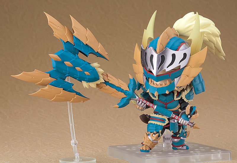 1421 MONSTER HUNTER WORLD: ICEBORNE CAPCOM Nendoroid Hunter: Male Zinogre Alpha Armor Ver.