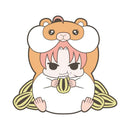 GINTAMA MEGAHOUSE RUBBER MASCOT PRINCE OF HATA LOVE & PIECE FARM (Set of 6 Characters)