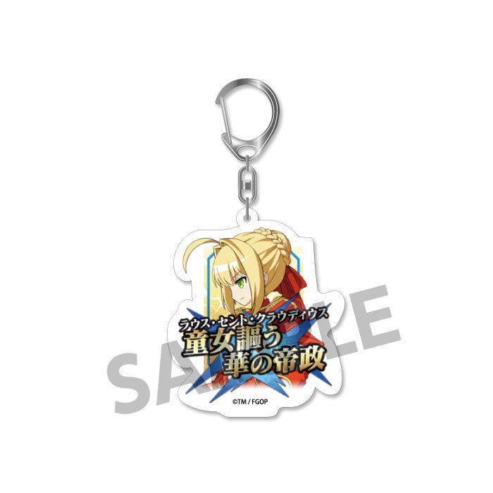Fate/Grand Order HOBBY STOCK Fate/Grand Order Noble Phantasm Command Cards Trading Acrylic Keychain (Set of 10 Characters)