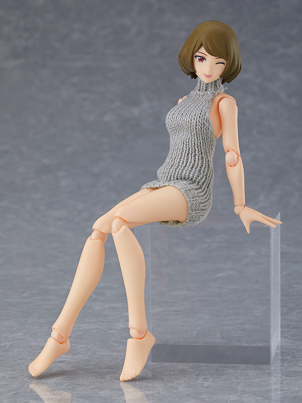 505 figma Styles figma Female Body (Chiaki) with Backless Sweater Outfit