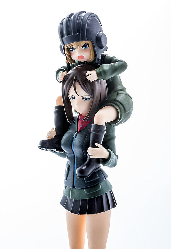 GIRLS und PANZER der Film Max Factory PLAMAX MF-16 minimum factory Katyusha & Nonna