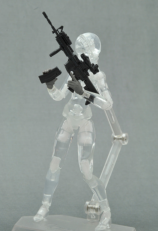 LittleArmor TOMYTEC  LittleArmory-OP5: figma Tactical Gloves (Mas Grey)