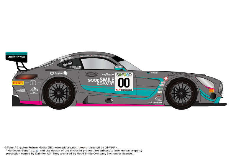 Hatsune Miku GT Project GOOD SMILE RACING Good Smile Hatsune Miku AMG 2017 SPA24H Finals Ver.