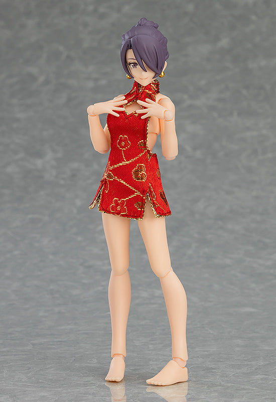 569 figma Styles figma Female Body (Mika) with Mini Skirt Chinese Dress Outfit