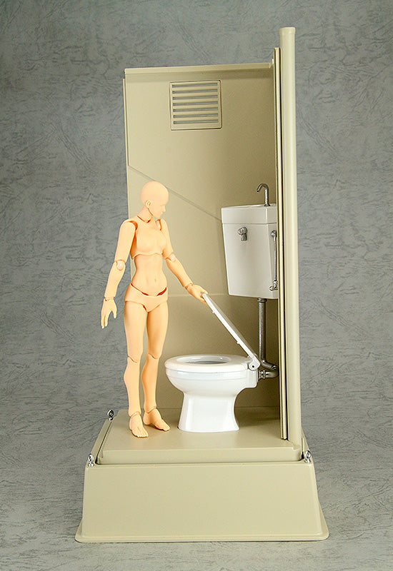 Mabell Original Miniature Model Series KAITENDOH 1/12 Scale Portable Toilet TU-R1W