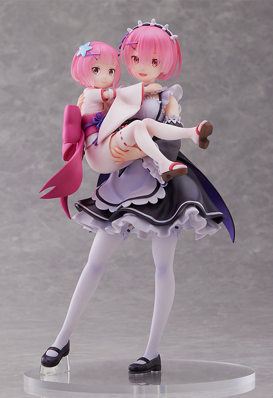 Re:ZERO -Starting Life in Another World- SEGA Figure Ram & Childhood Ram