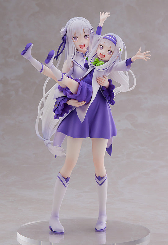 Re:ZERO -Starting Life in Another World- SEGA Figure Emilia & Childhood Emilia