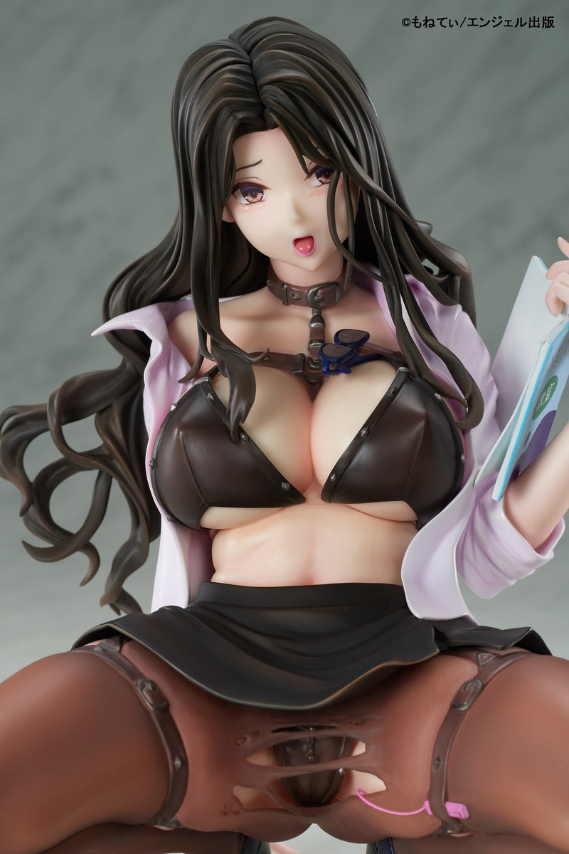 Original LECHERY 「ANGEL CLUB Vol.10 front cover」 Female Teacher 『Ikuko Ooeyama』 illustration by Monethi