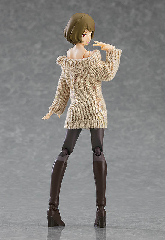 574 figma Styles figma Female Body (Chiaki) with Off-the-Shoulder Sweater Dress