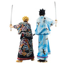 NARUTO MEGAHOUSE G.E.M. NARUTO & SASUKE KABUKI VER.