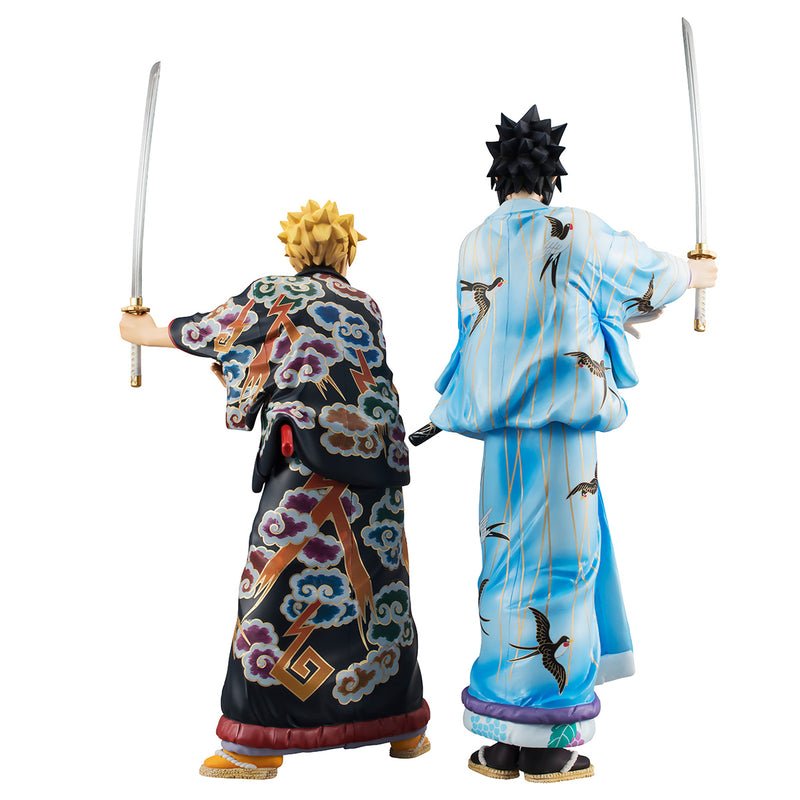NARUTO MEGAHOUSE G.E.M. NARUTO & SASUKE KABUKI VER.